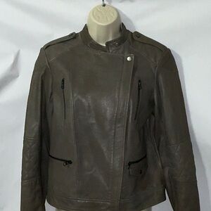 Vince Women’s Leather Biker Jacket Size Small
